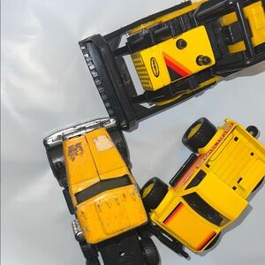 Vintage REMCo Yellow and Black Toy Construction Vehicles -3 FAIR to be safe!